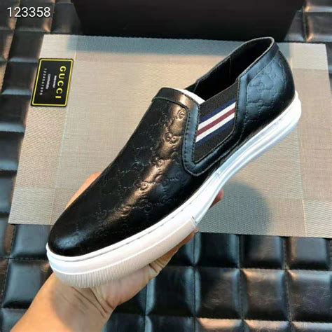 men's gucci signature slip-on sneaker|gucci sneakers men price.